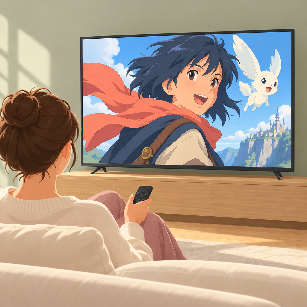 Anime vocabulary in Japanese path artwork